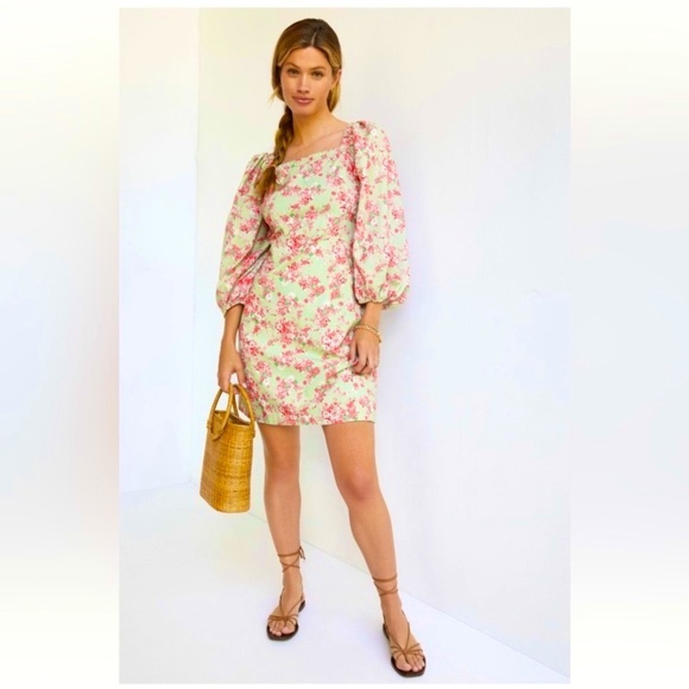 nwt ANTHROPOLOGIE | Puff Sleeved Mini Dress by Forever That Girl | ⭐️⭐️⭐️⭐️⭐️
